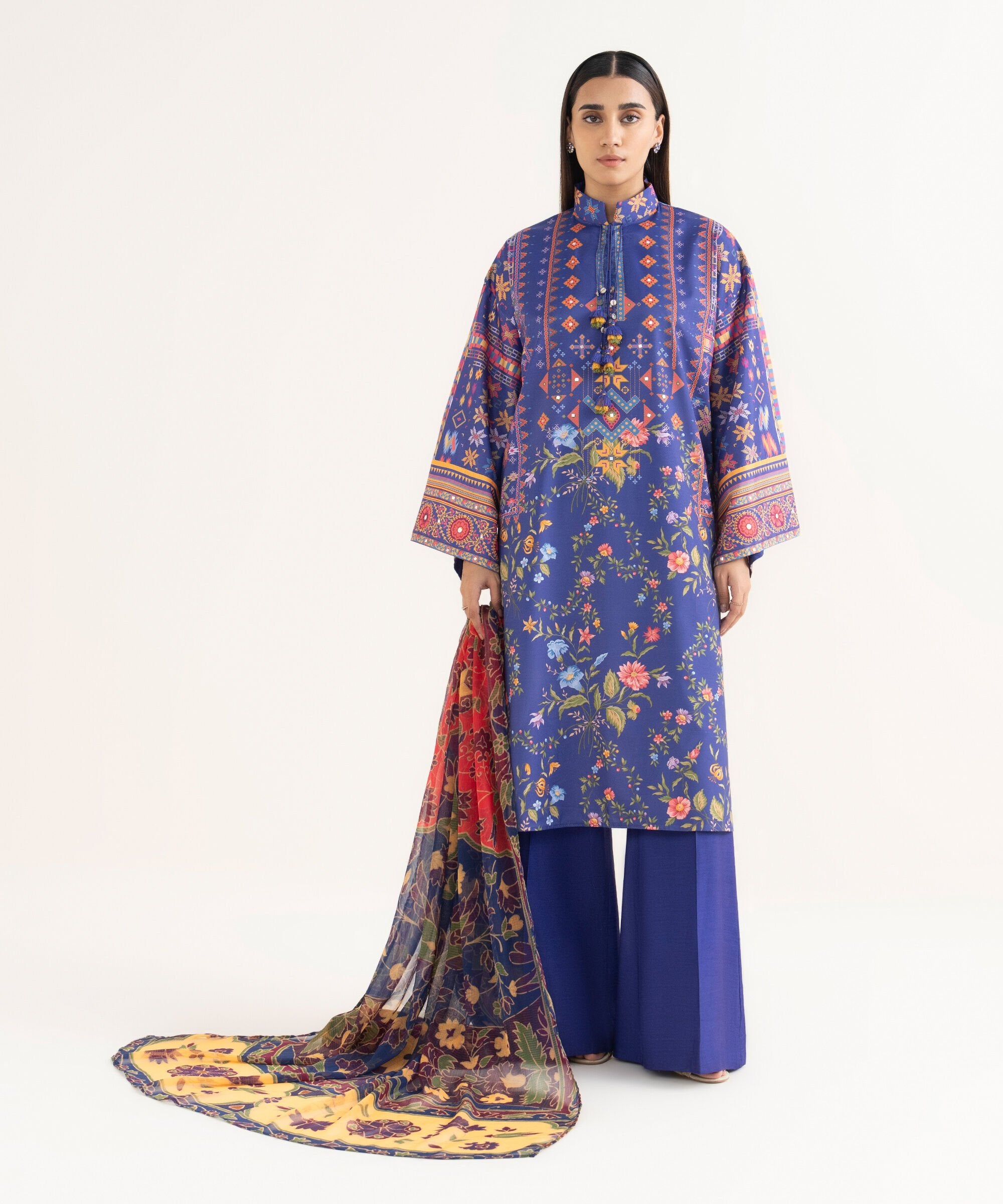 3 Piece - Printed Lawn Suit