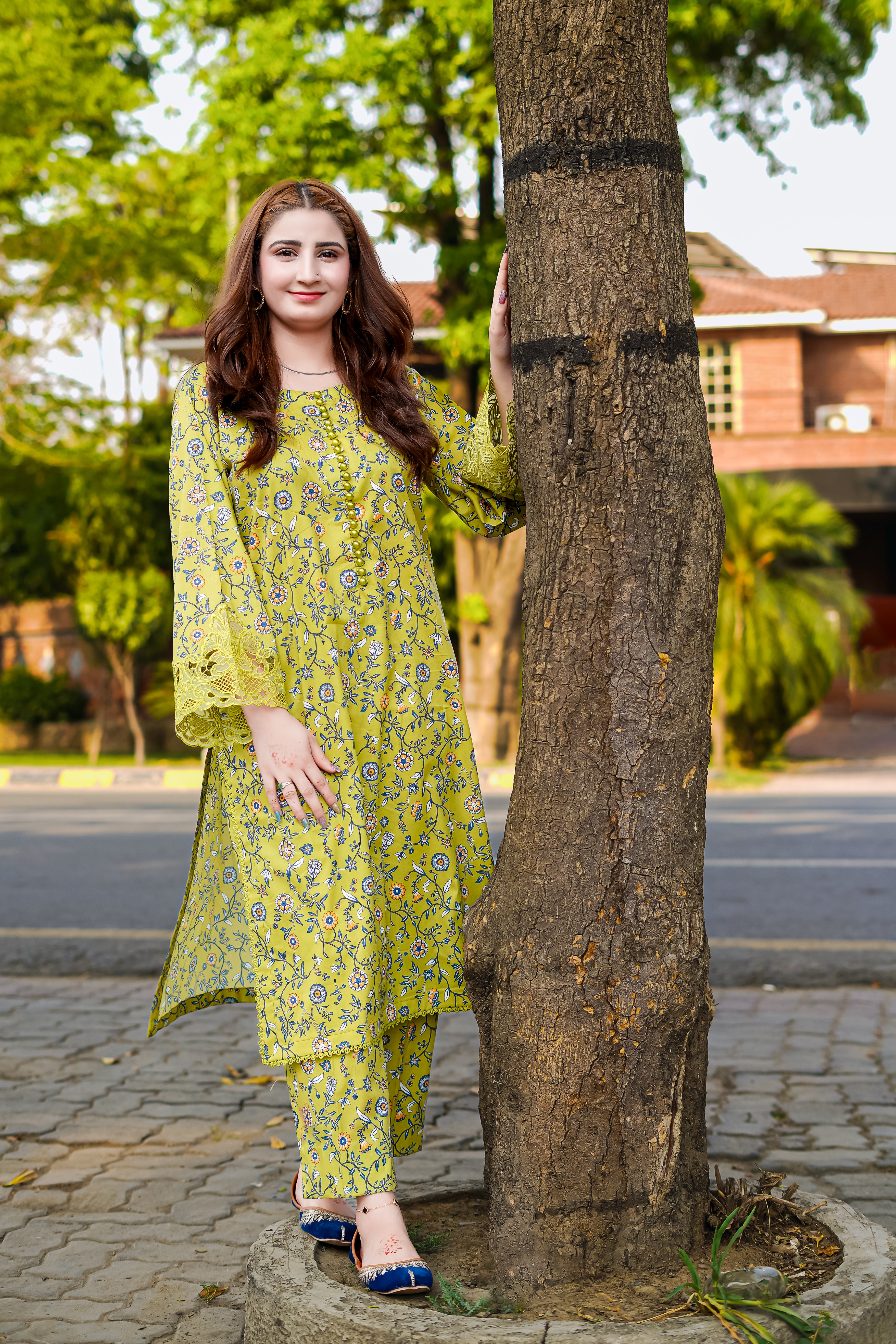 2- Piece Printed Suit (P11220)