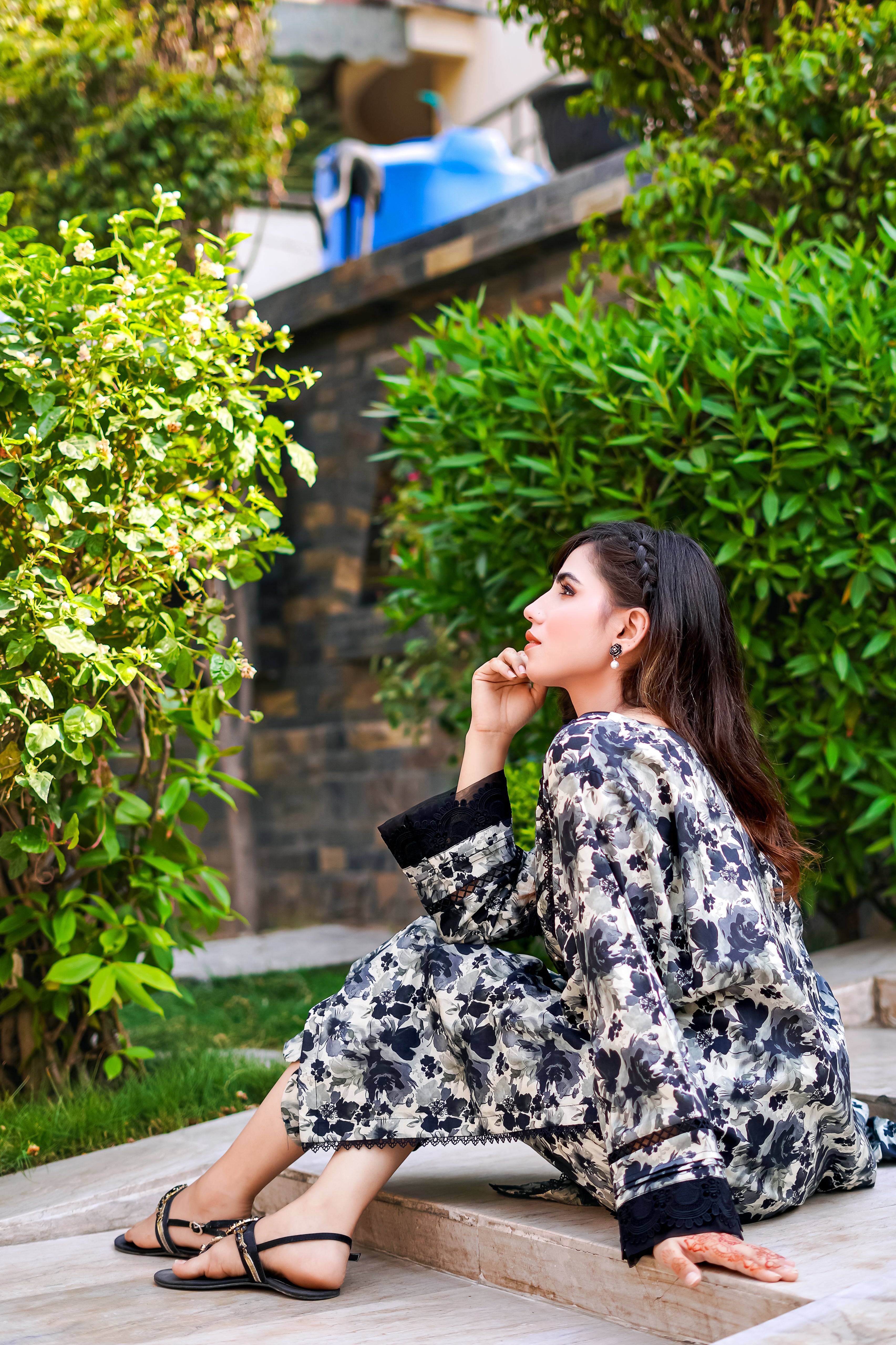 2- Piece Printed Suit (B11219)