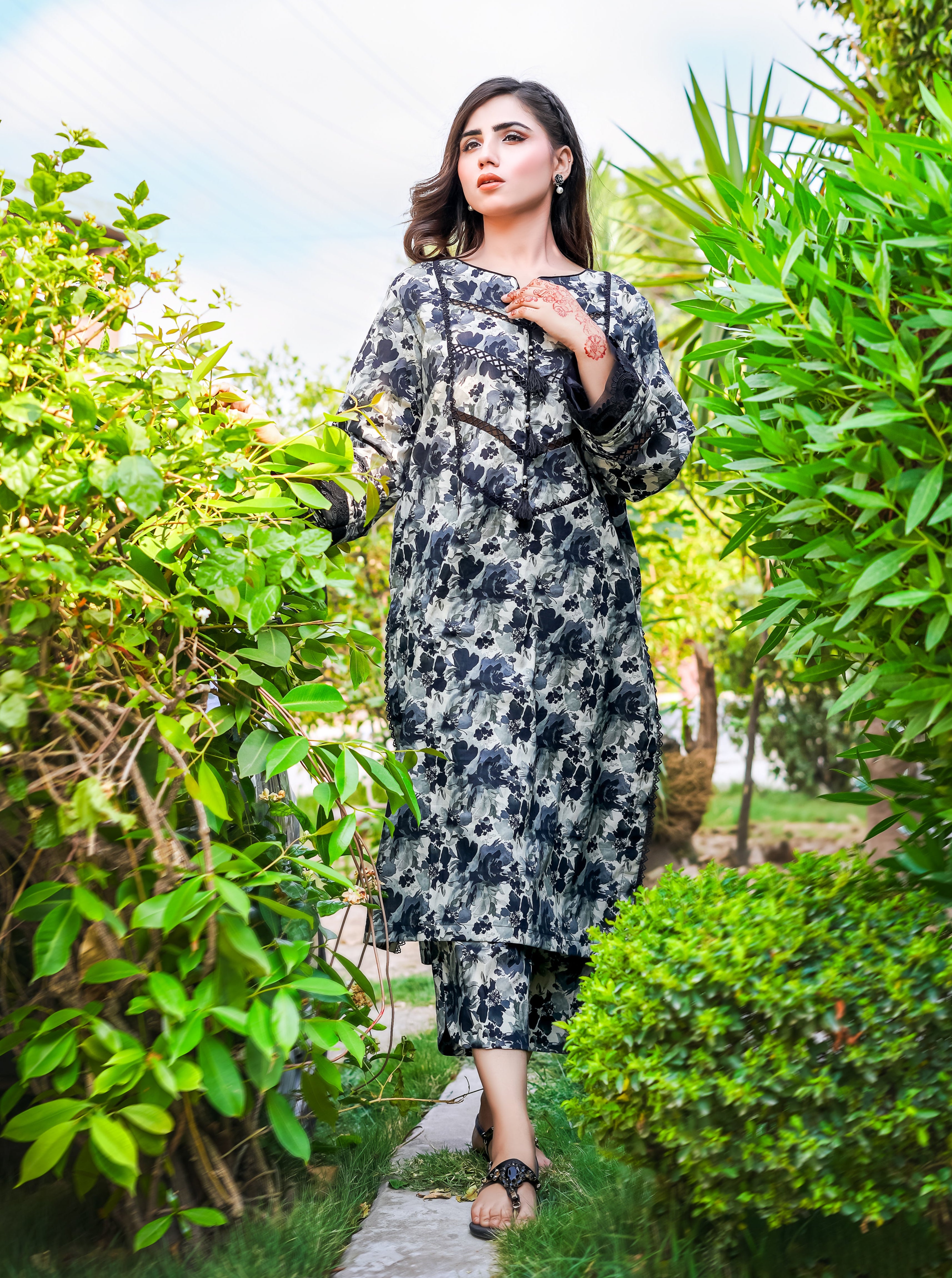 2- Piece Printed Suit (B11219)