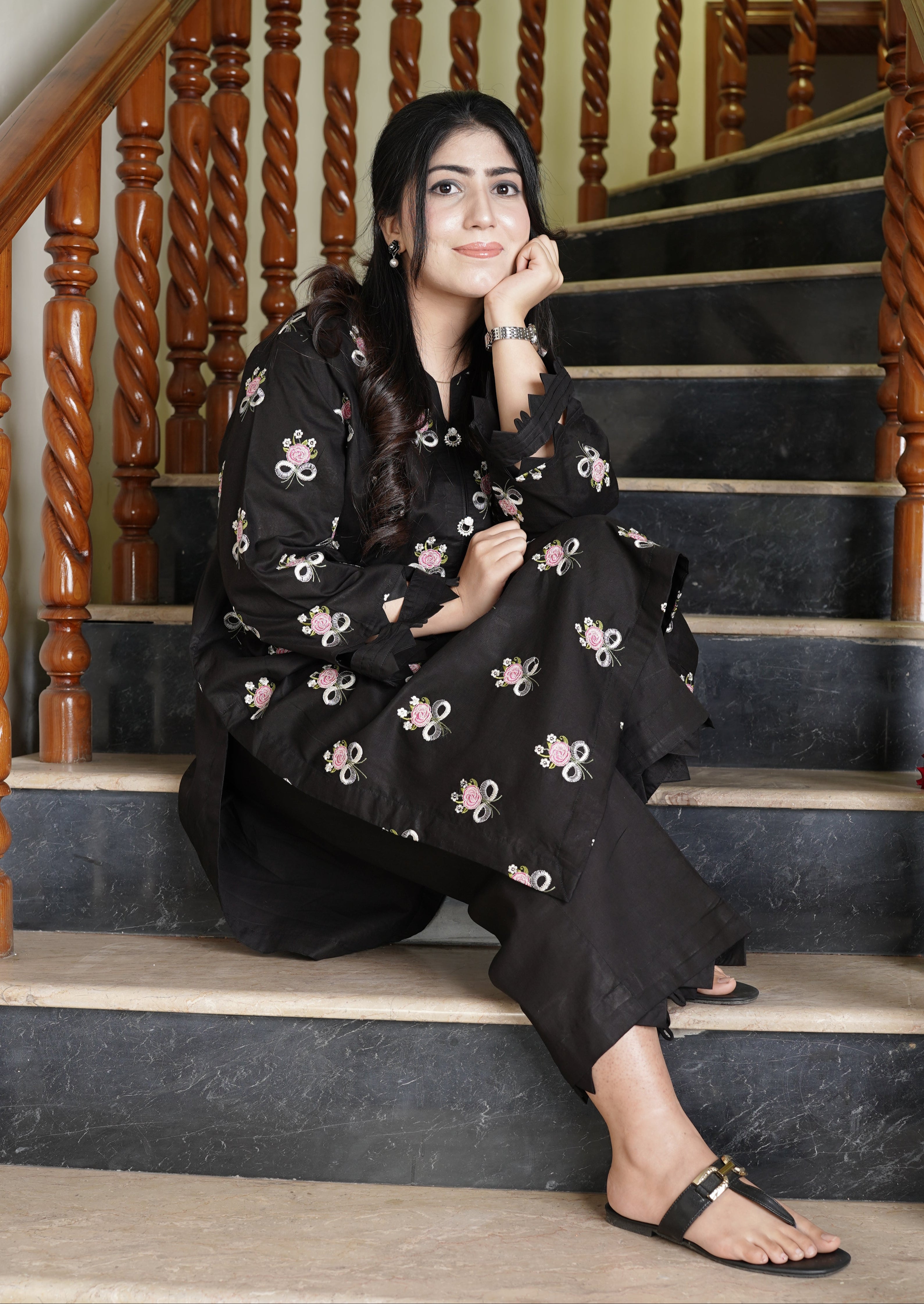 2 - Piece Embroidered Suit (B11202)