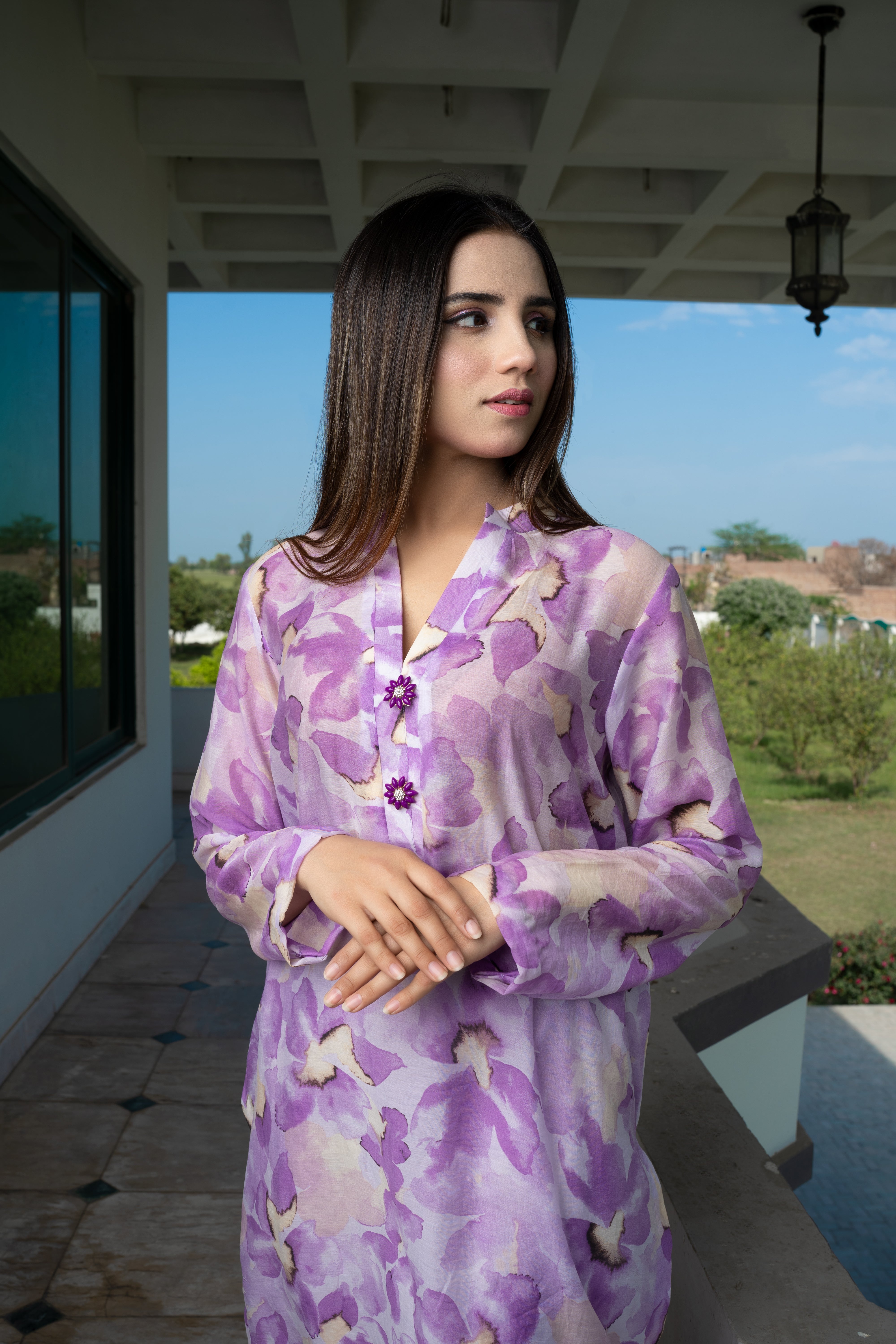2 -Piece Printed Lawn suit (P11207)