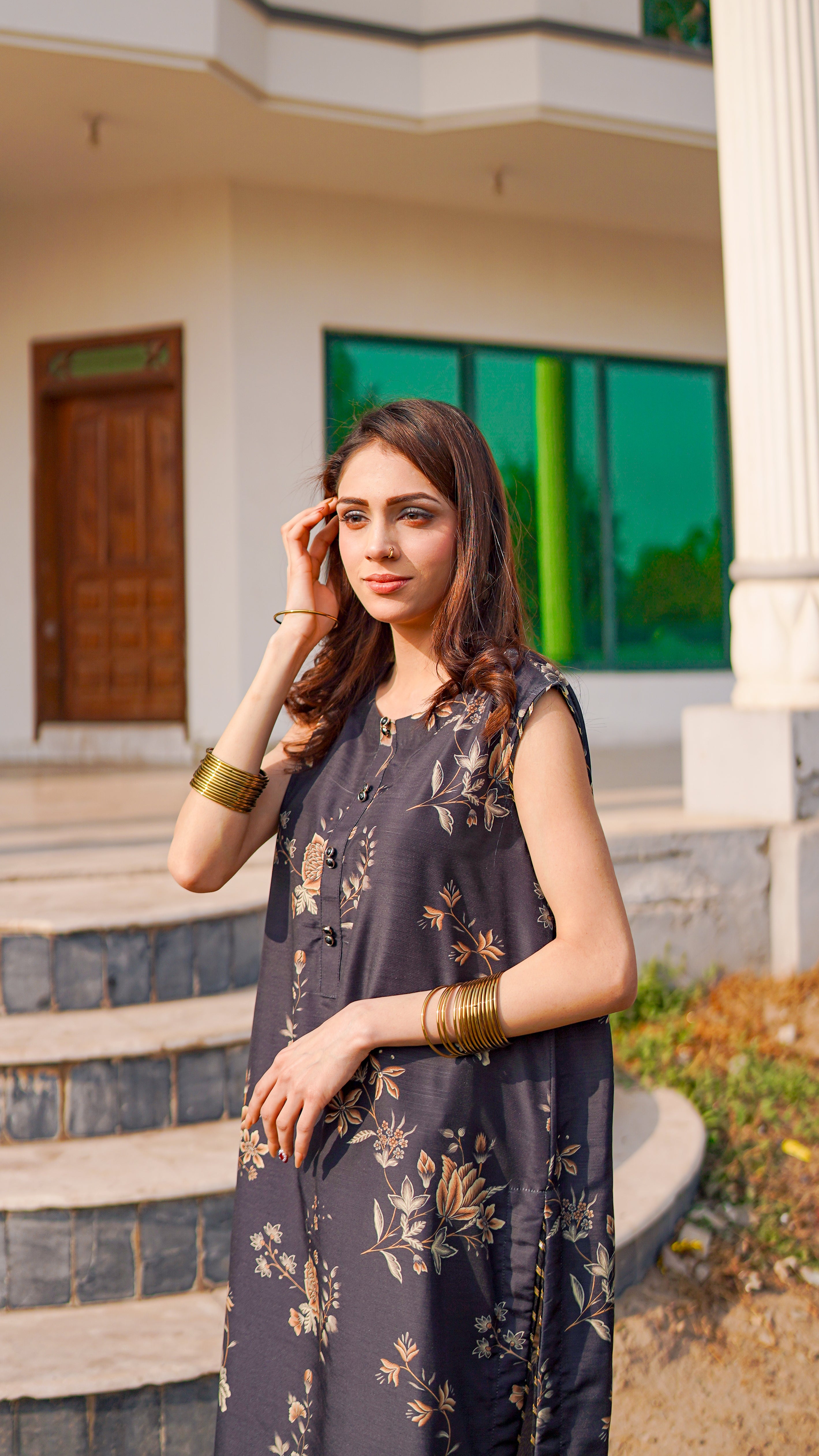 2- Piece Printed Suit (B11222)