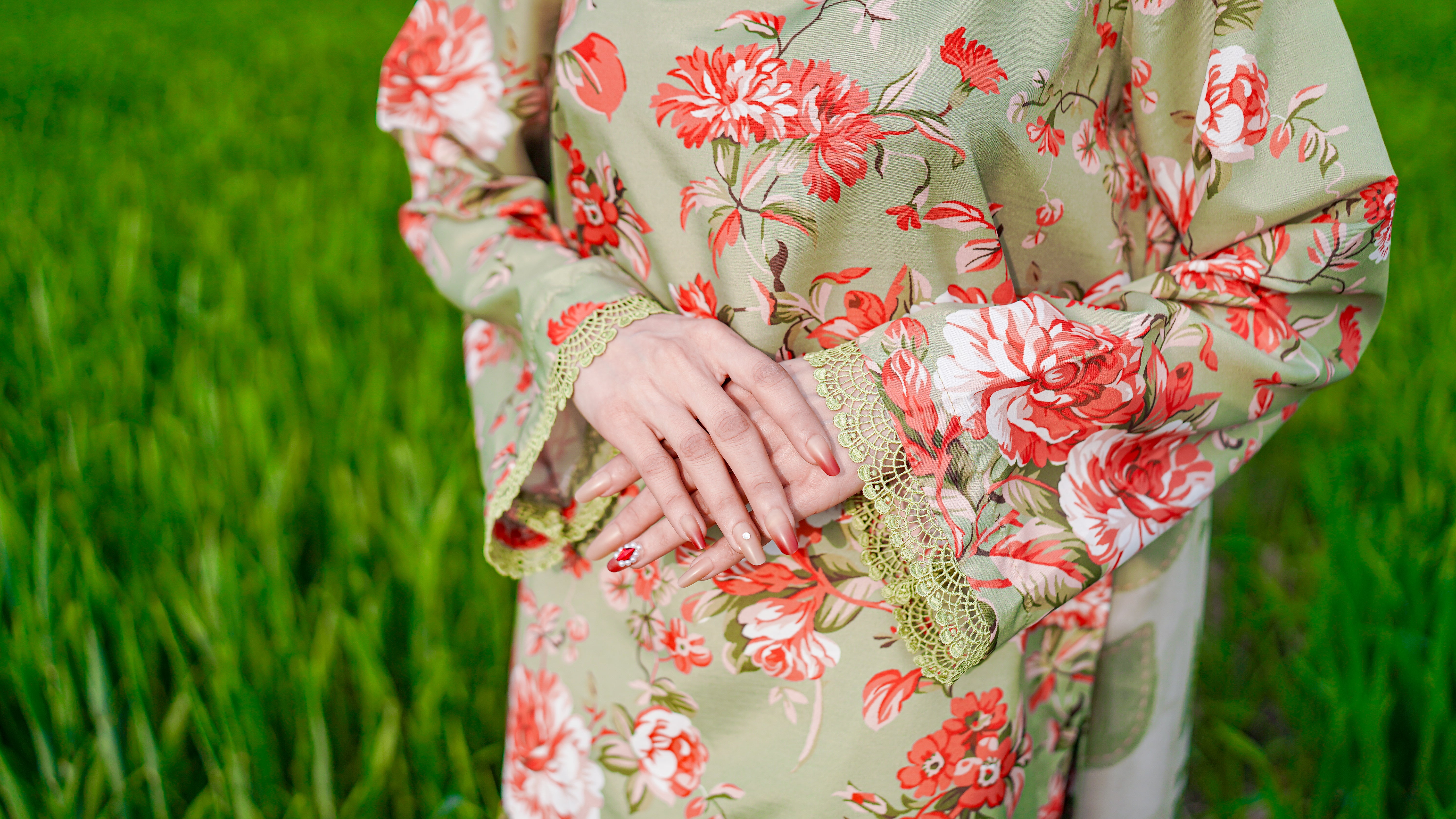 3- Piece Printed Suit (G11223)