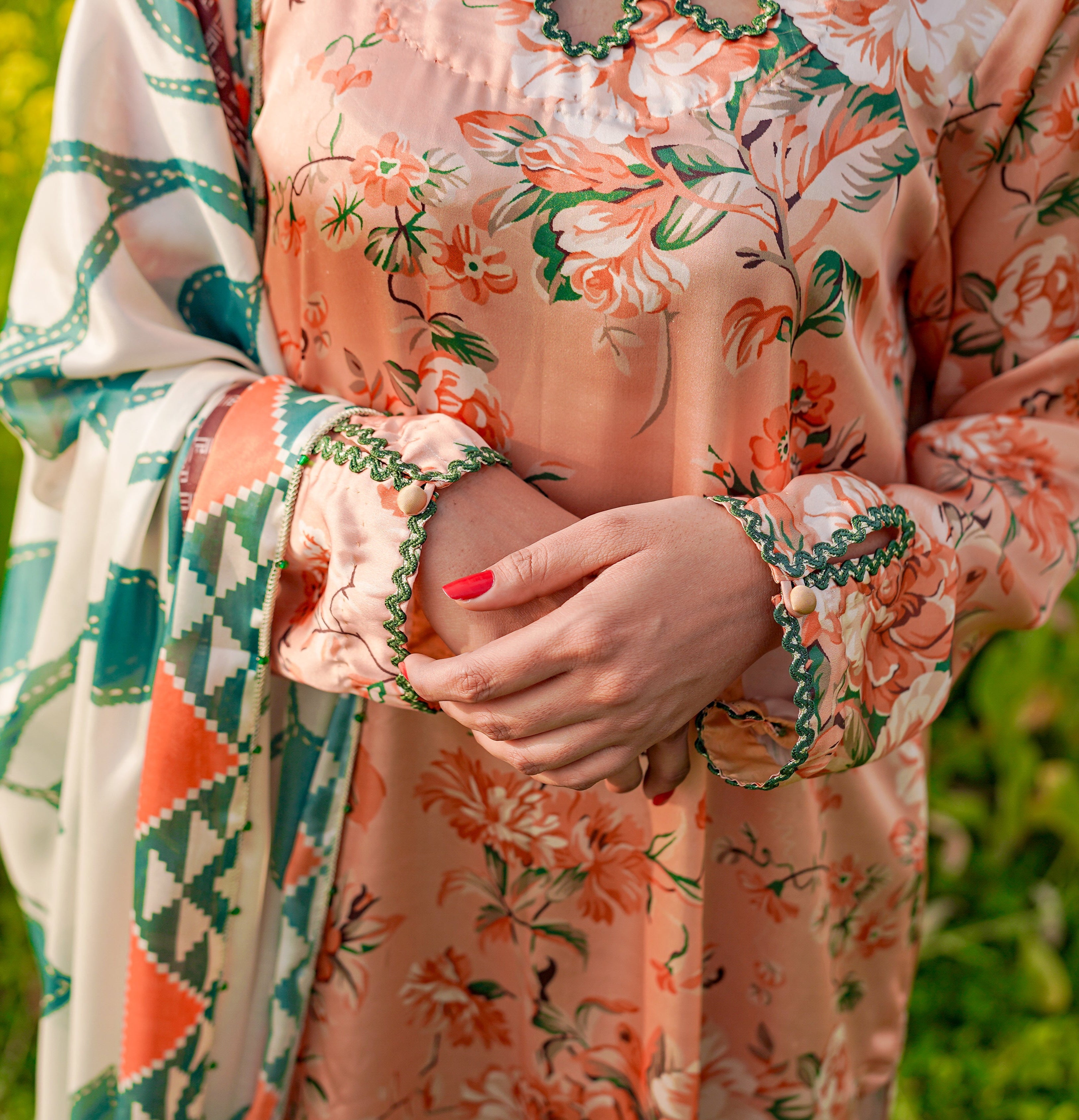 2- Piece Printed Suit (S11228)