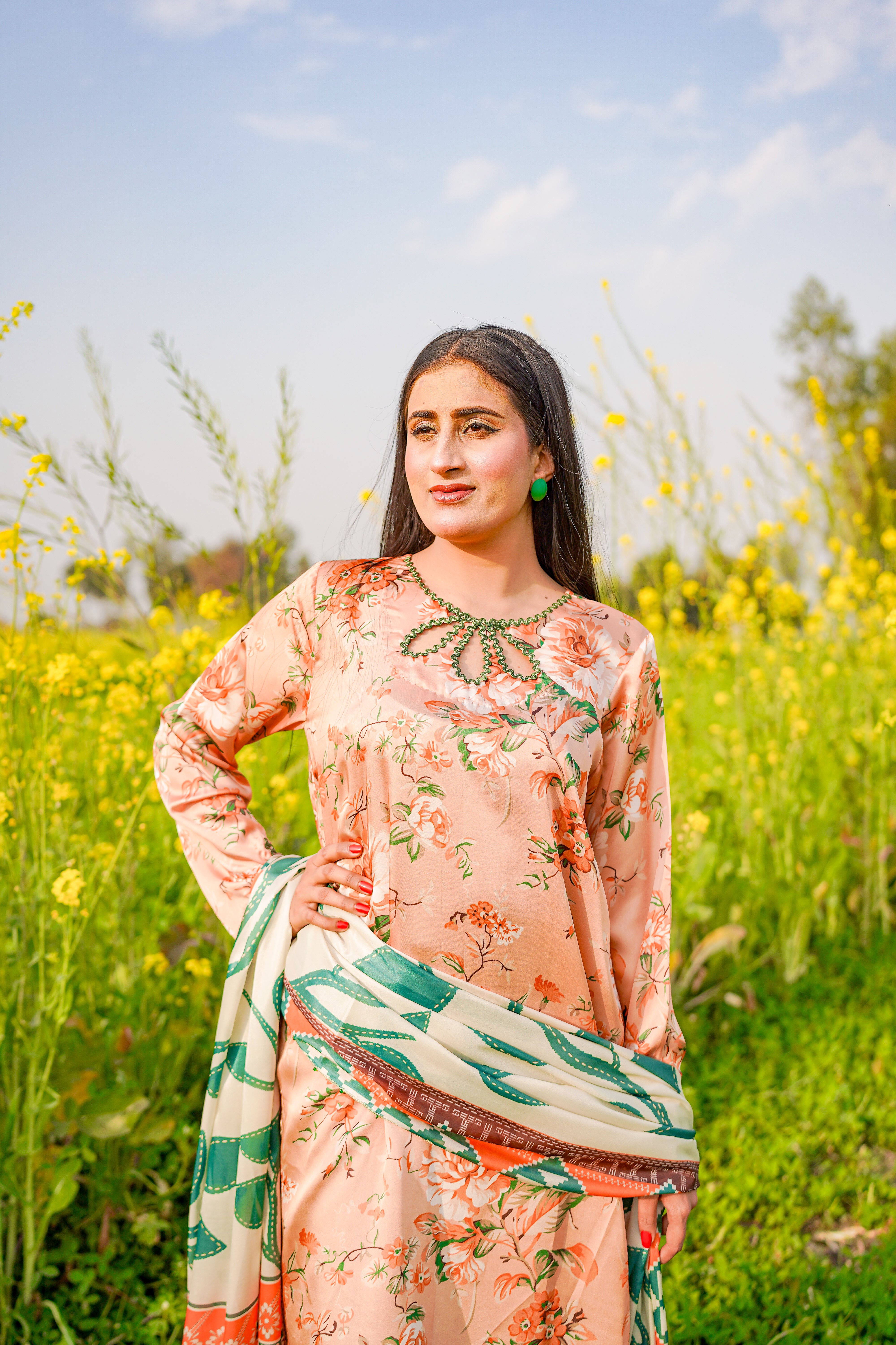 2- Piece Printed Suit (S11228)