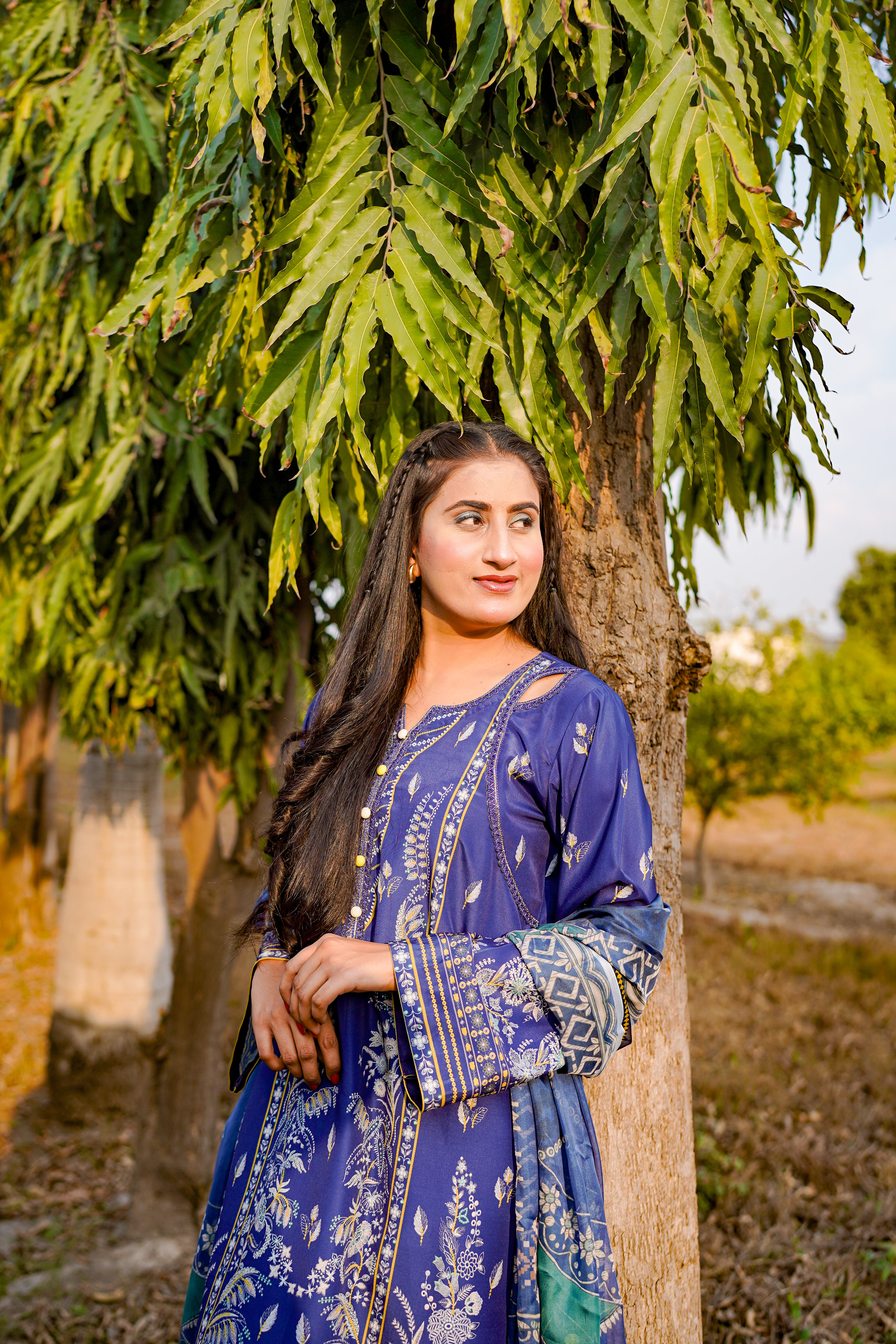 3- Piece Printed Suit (B11224)