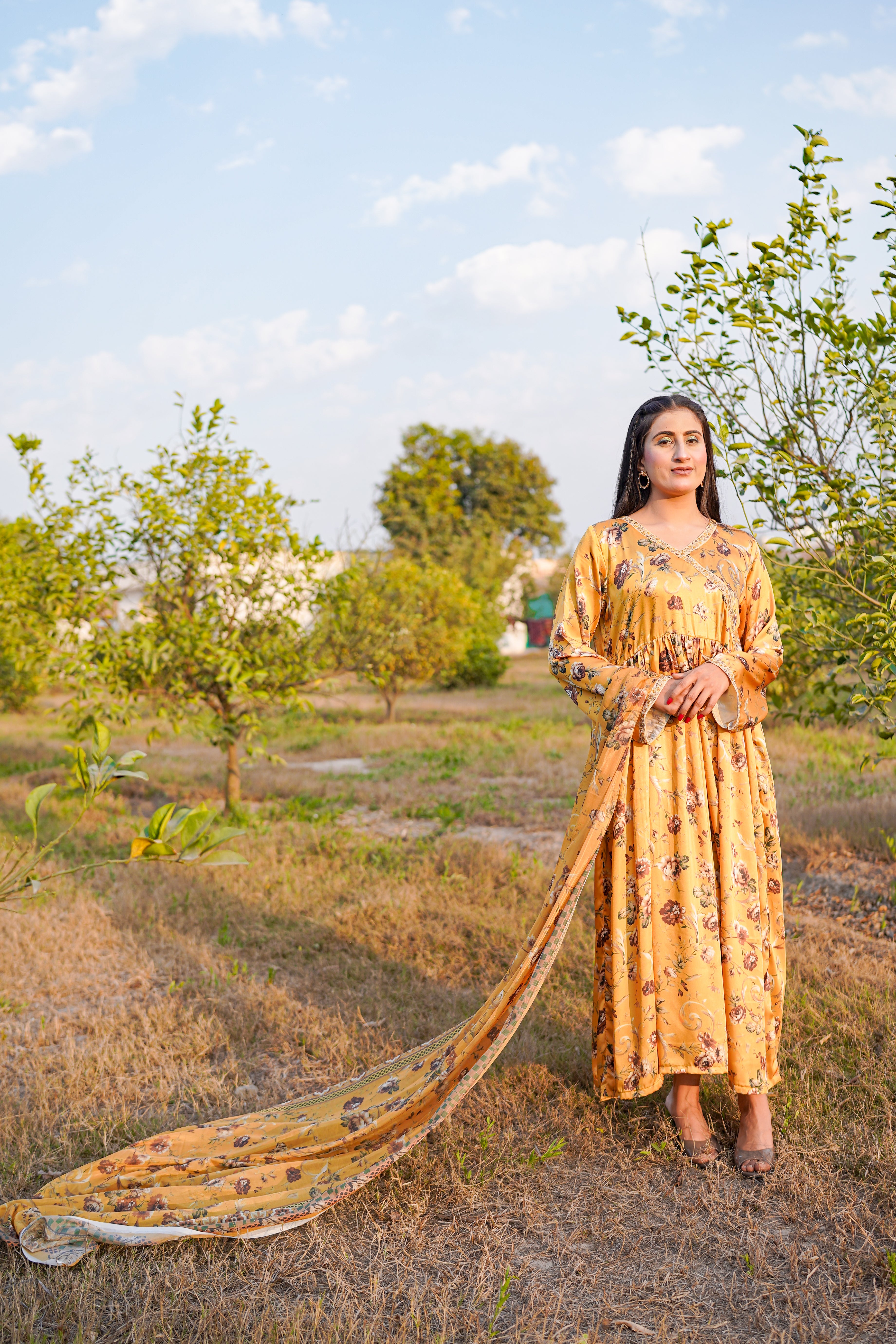 2- Piece Printed Suit (G11227)