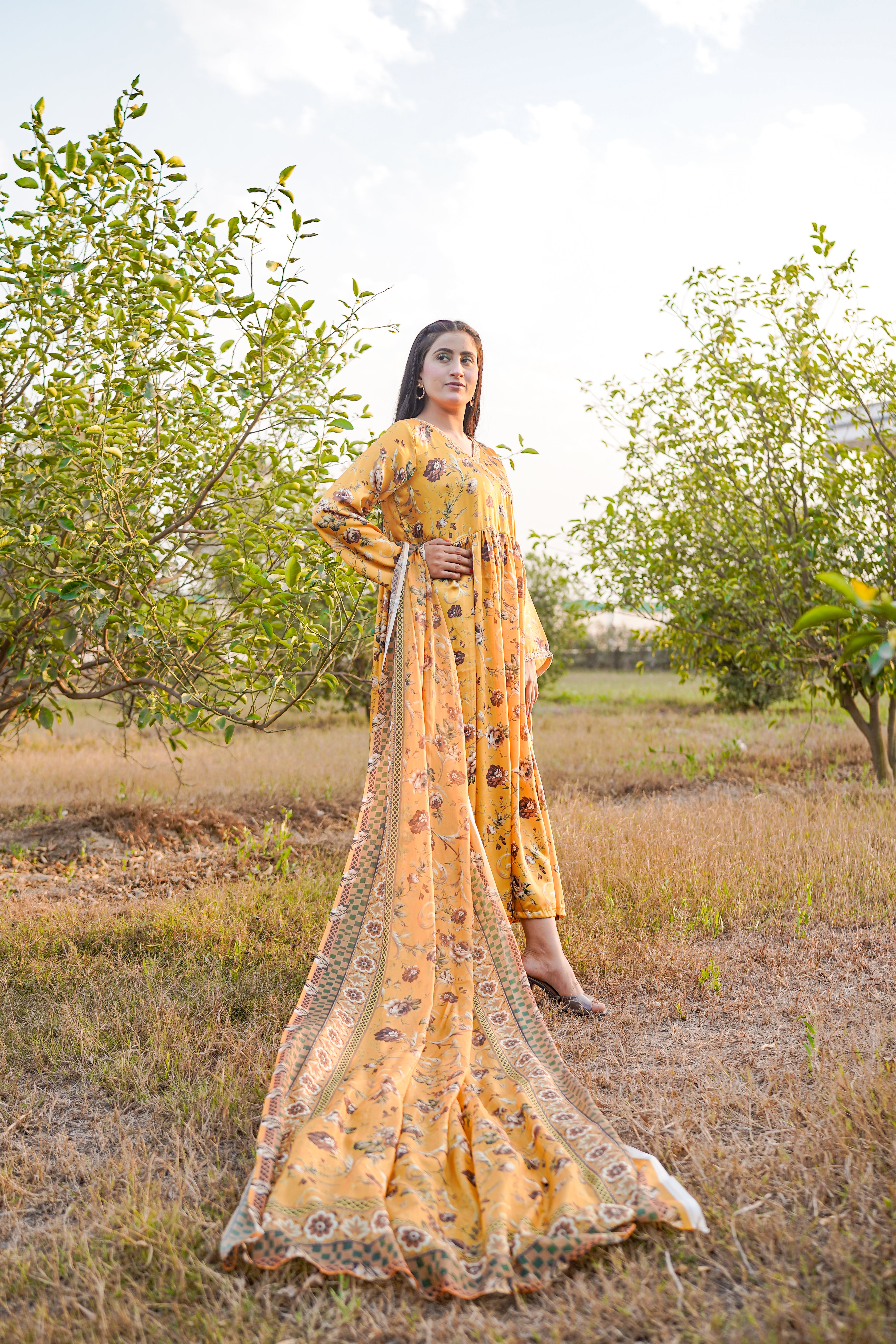 2- Piece Printed Suit (G11227)