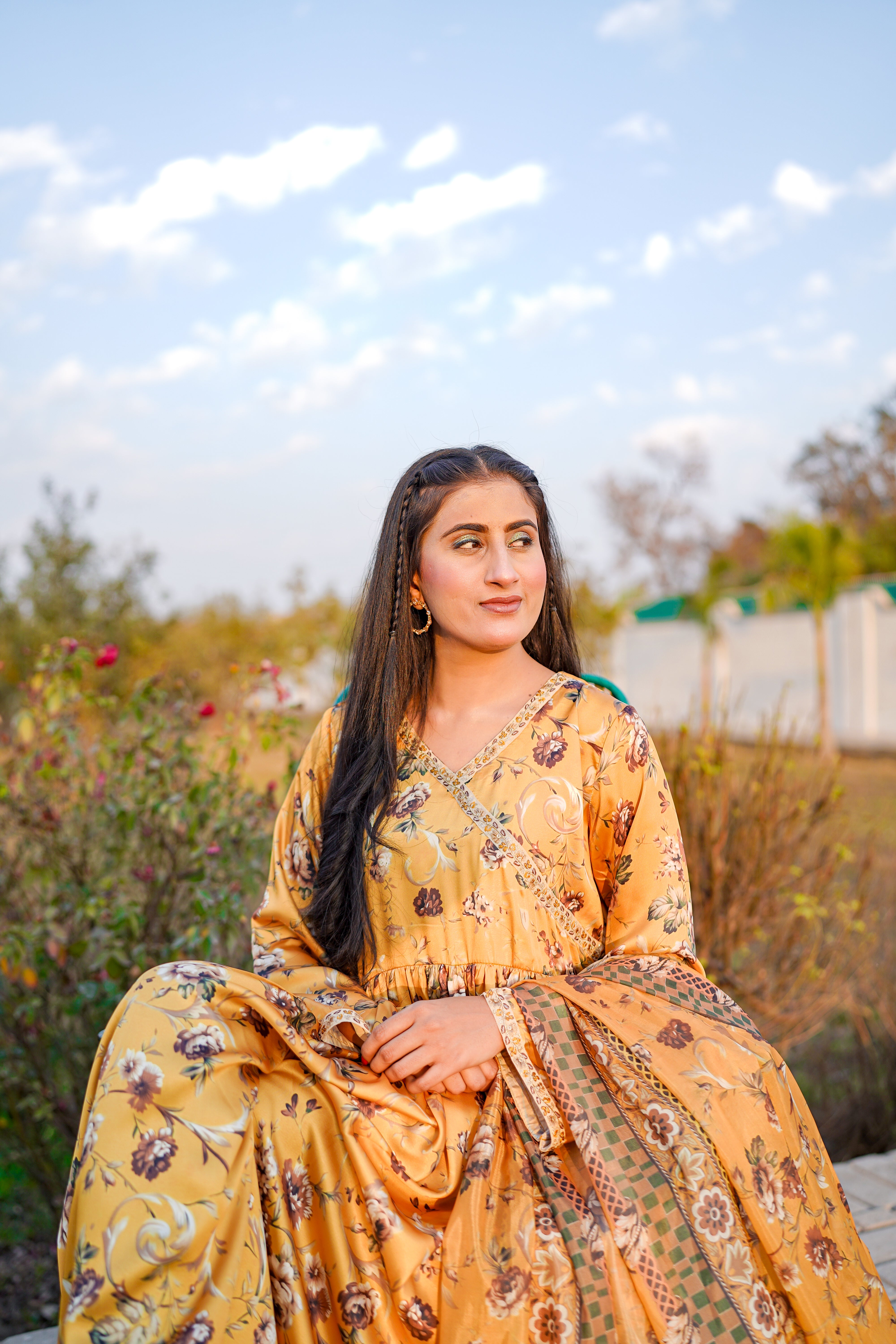 2- Piece Printed Suit (G11227)