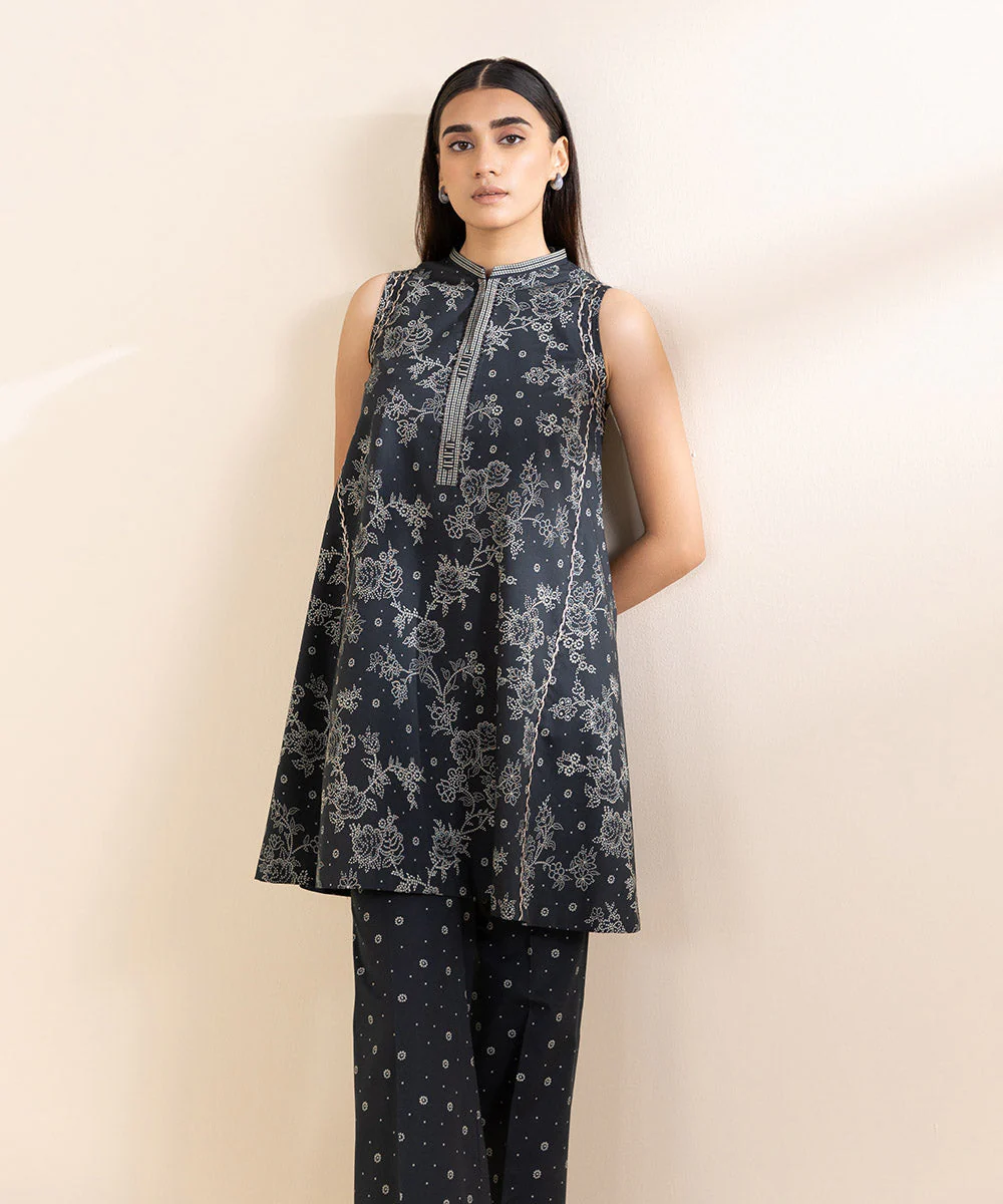 1 Piece - Printed Lawn Suit