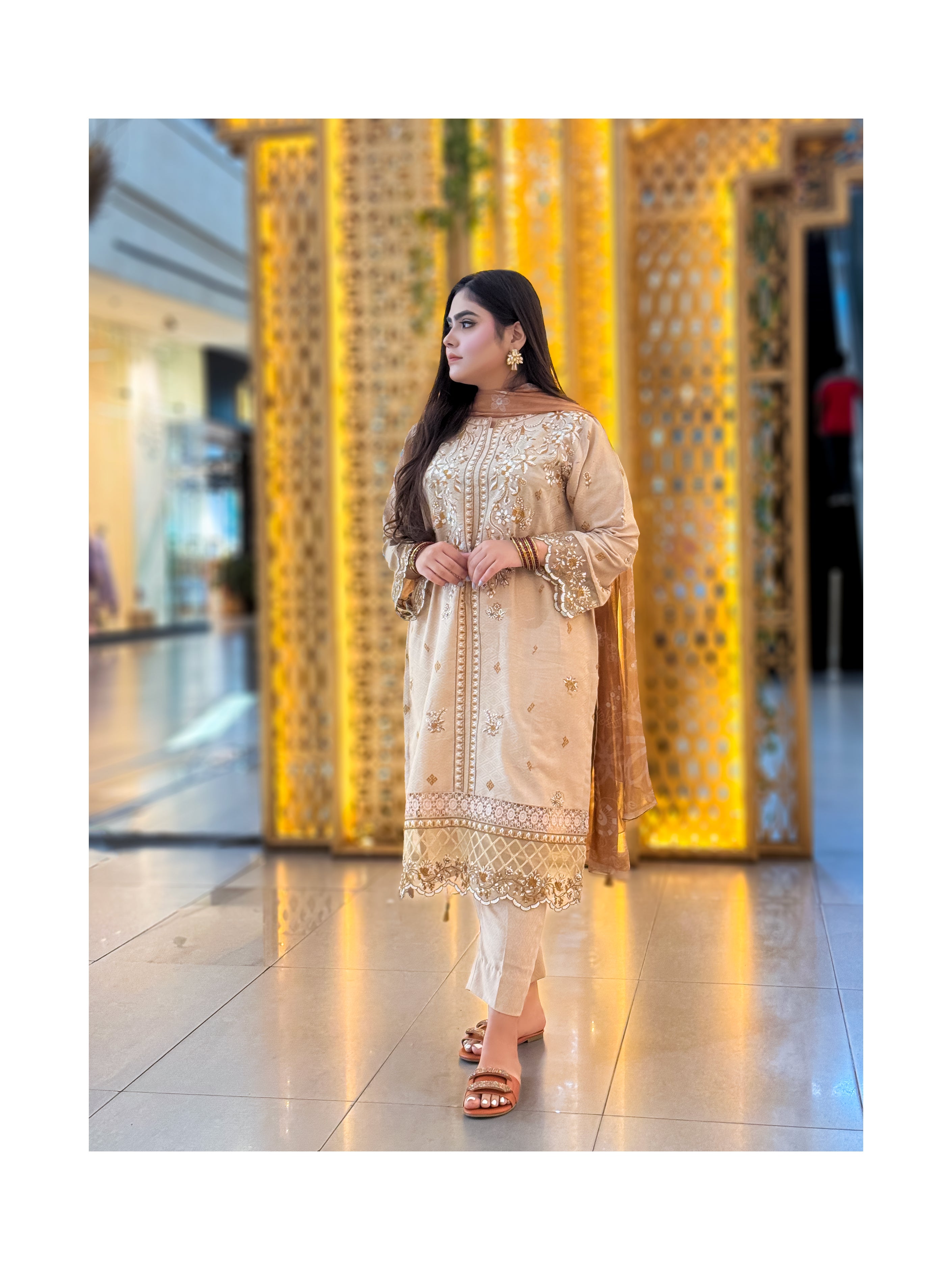 2 piece Premium Lawn Embroidered suit