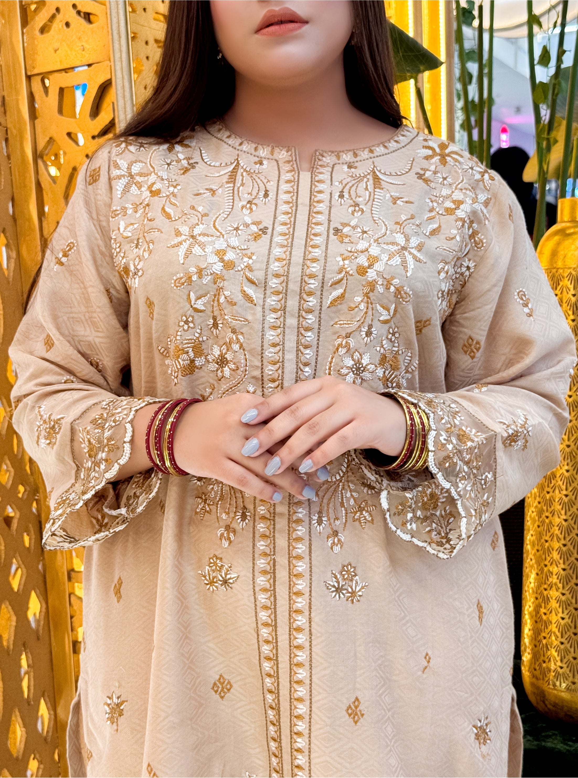 2 piece Premium Lawn Embroidered suit