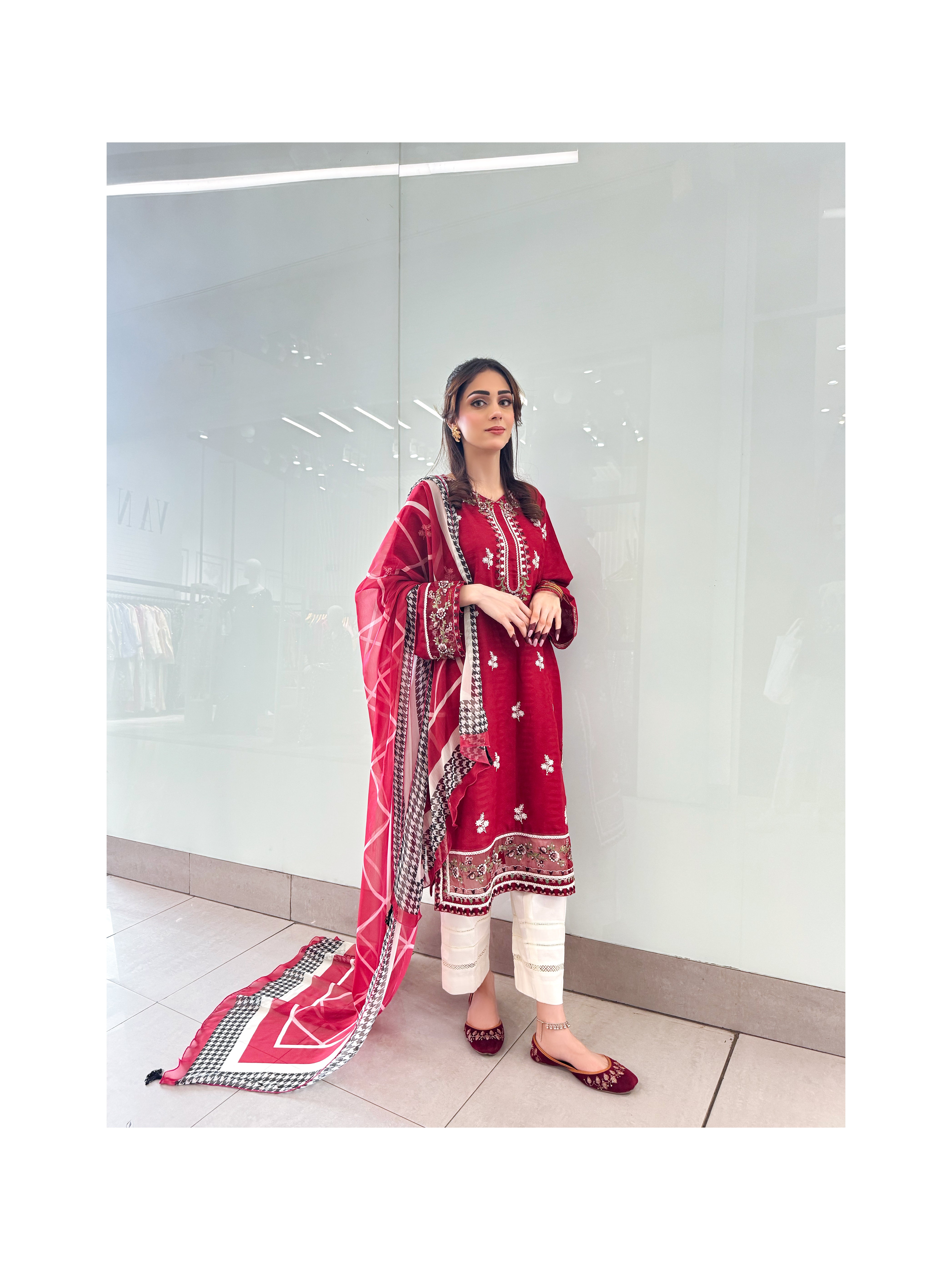 2-piece shirt and dupatta (R11232)