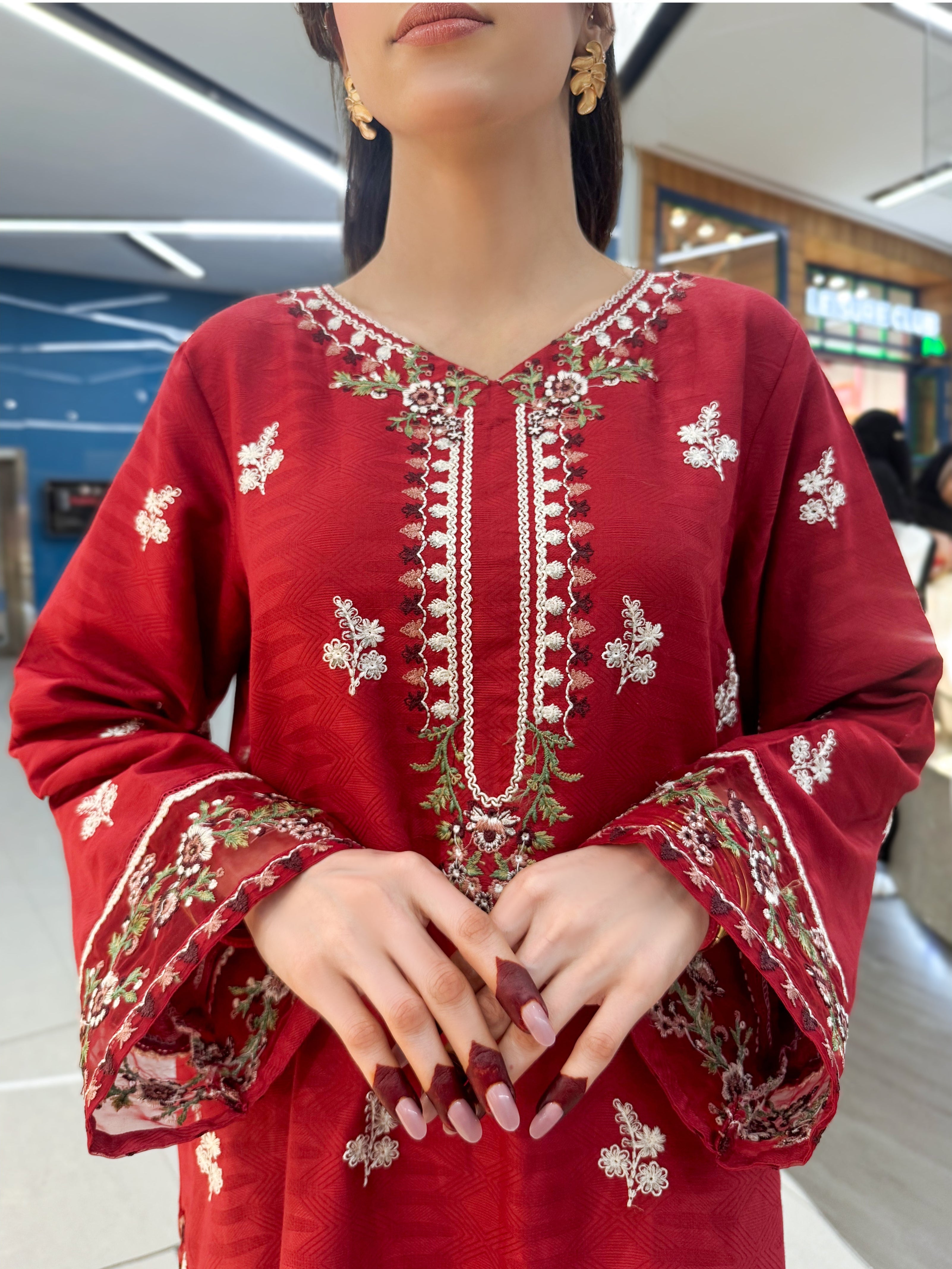 2-piece shirt and dupatta (R11232)