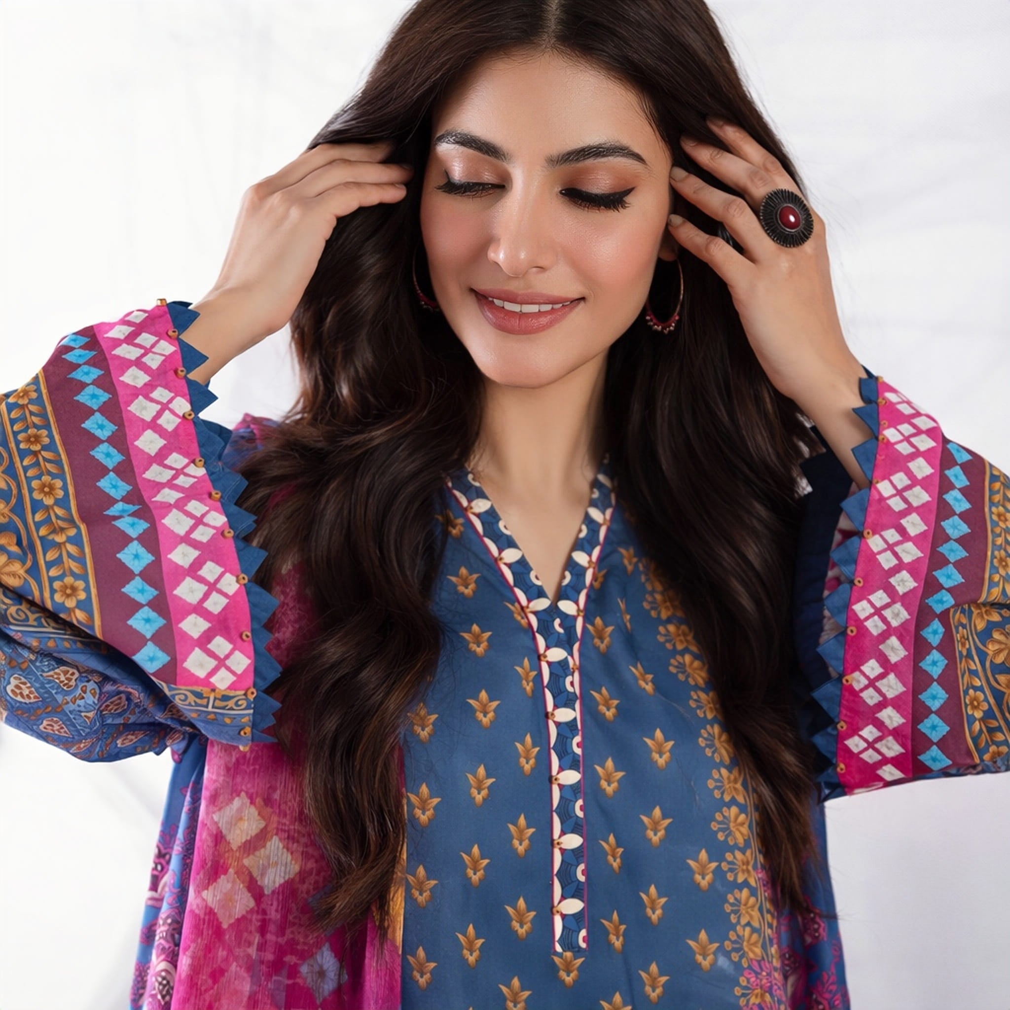 3 Piece - Lawn Printed Suit