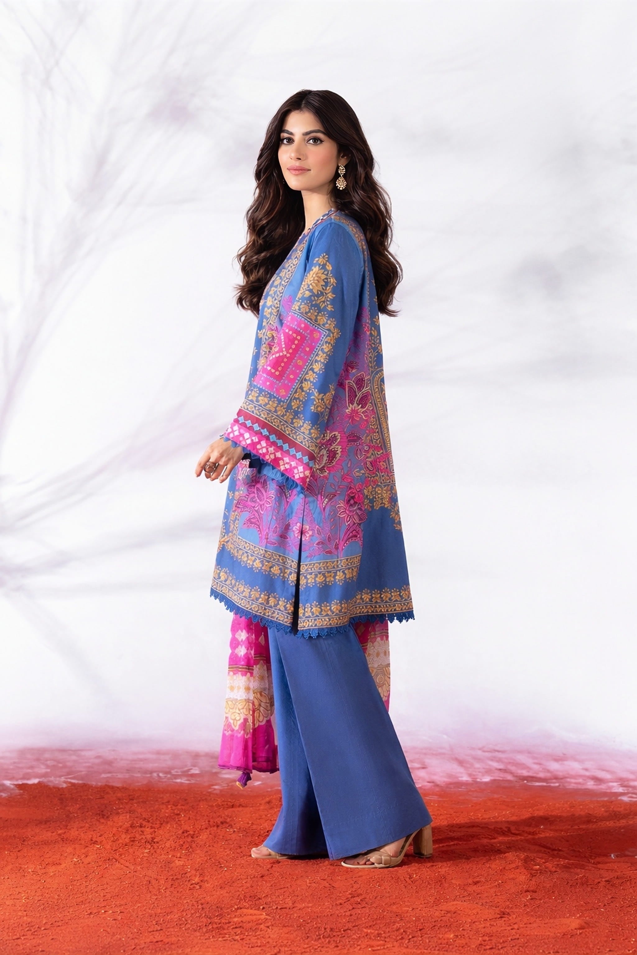 3 Piece - Lawn Printed Suit