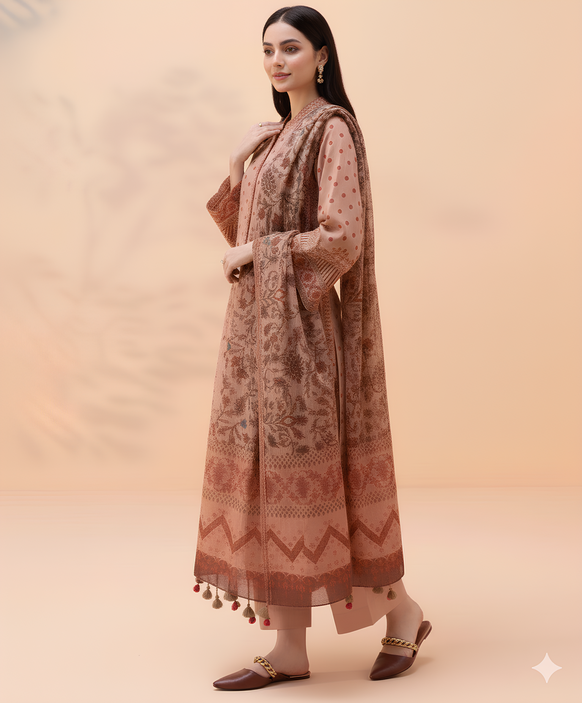 3 Piece - Printed Lawn Suit