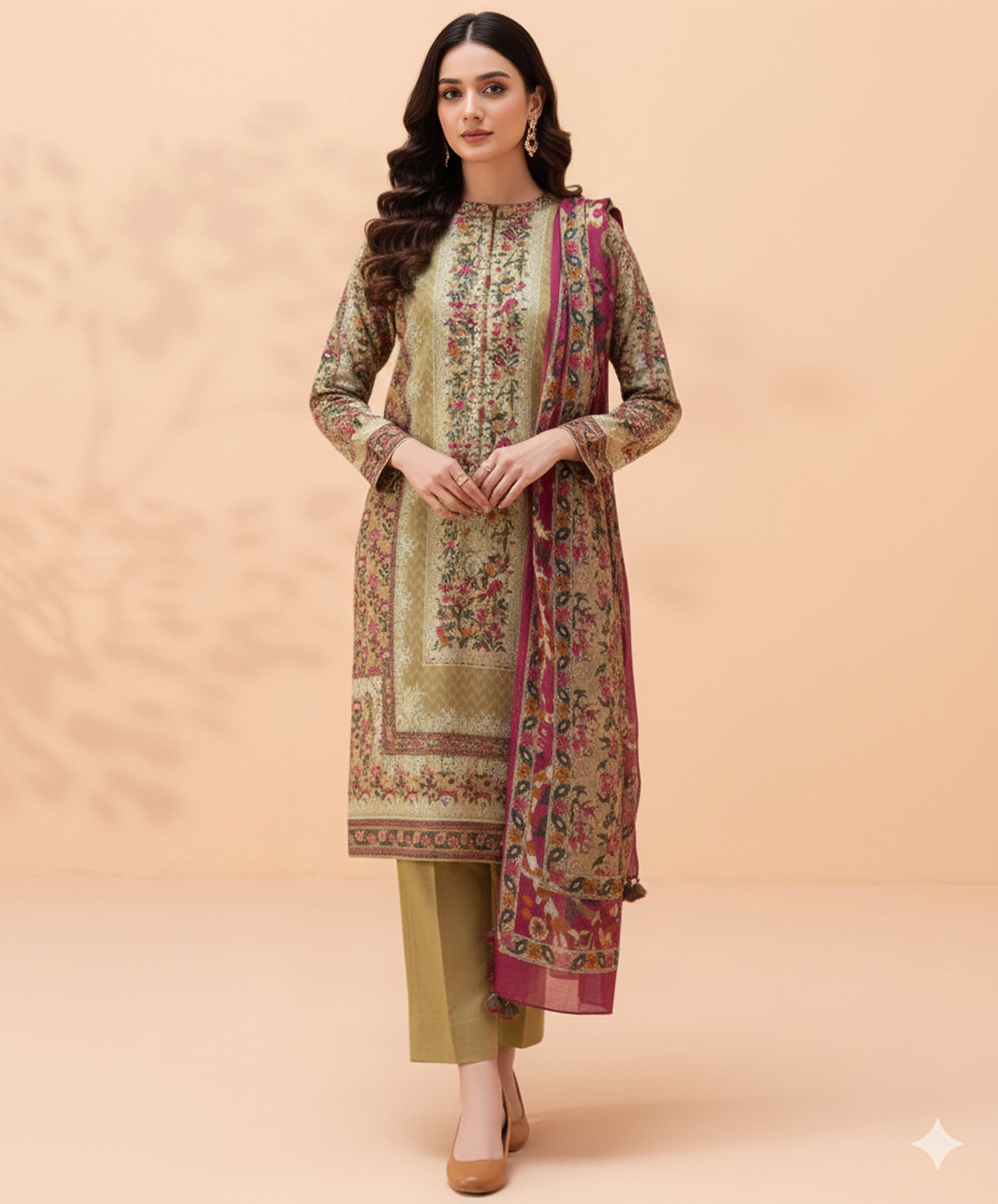 3 Piece - Printed Lawn Suit