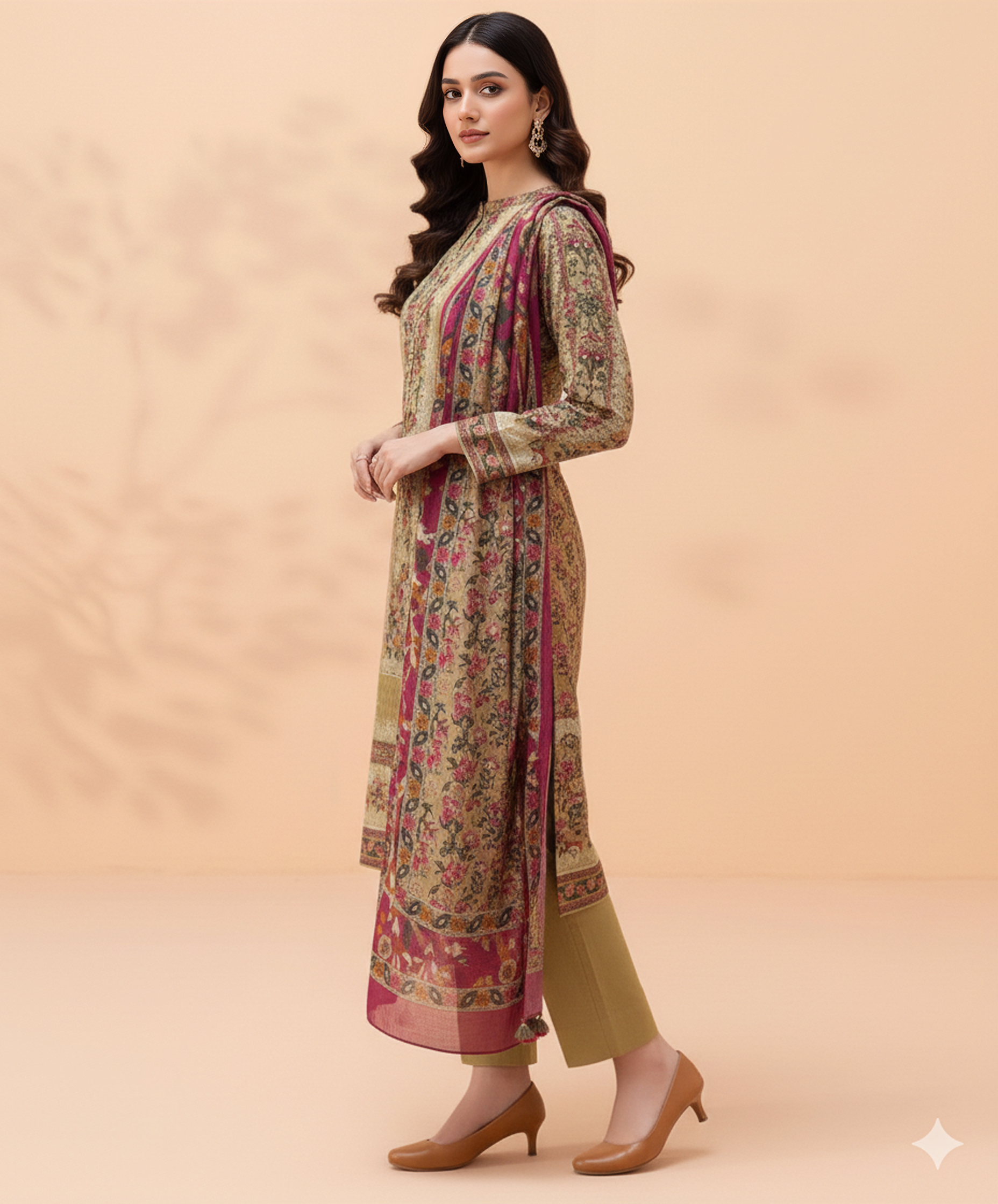 3 Piece - Printed Lawn Suit