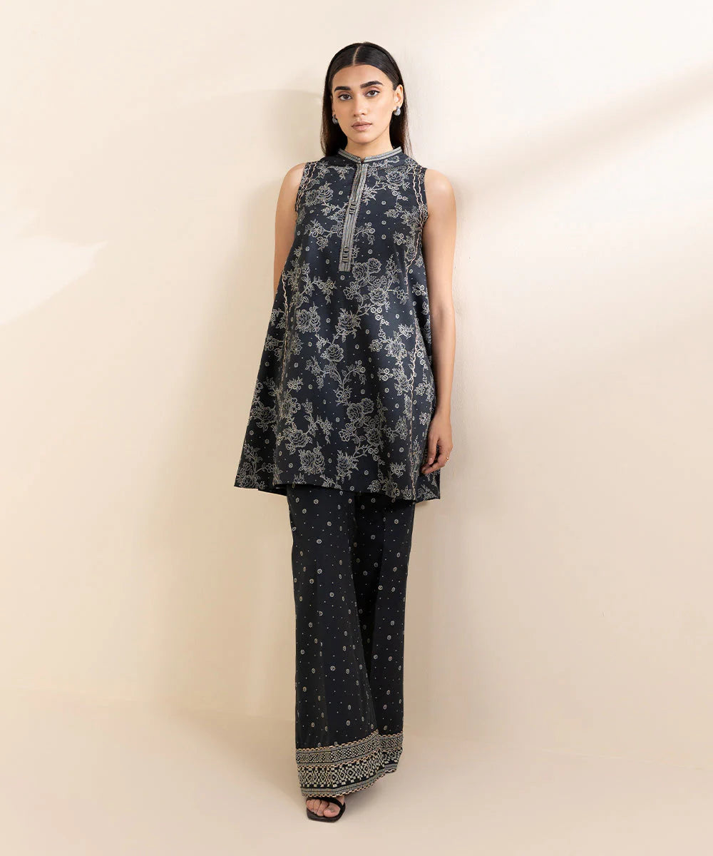 1 Piece - Printed Lawn Suit