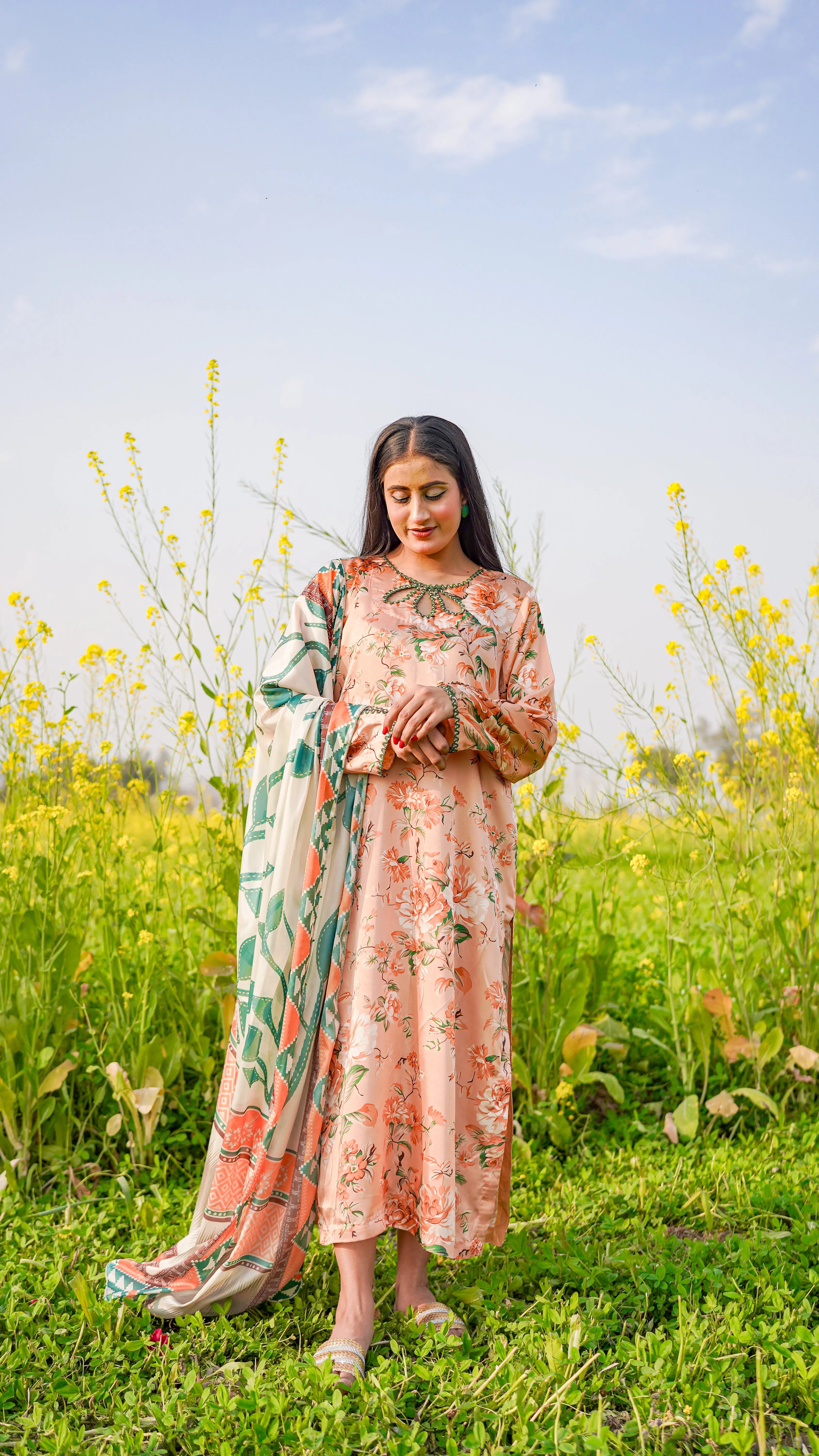 2- Piece Printed Suit (S11228)