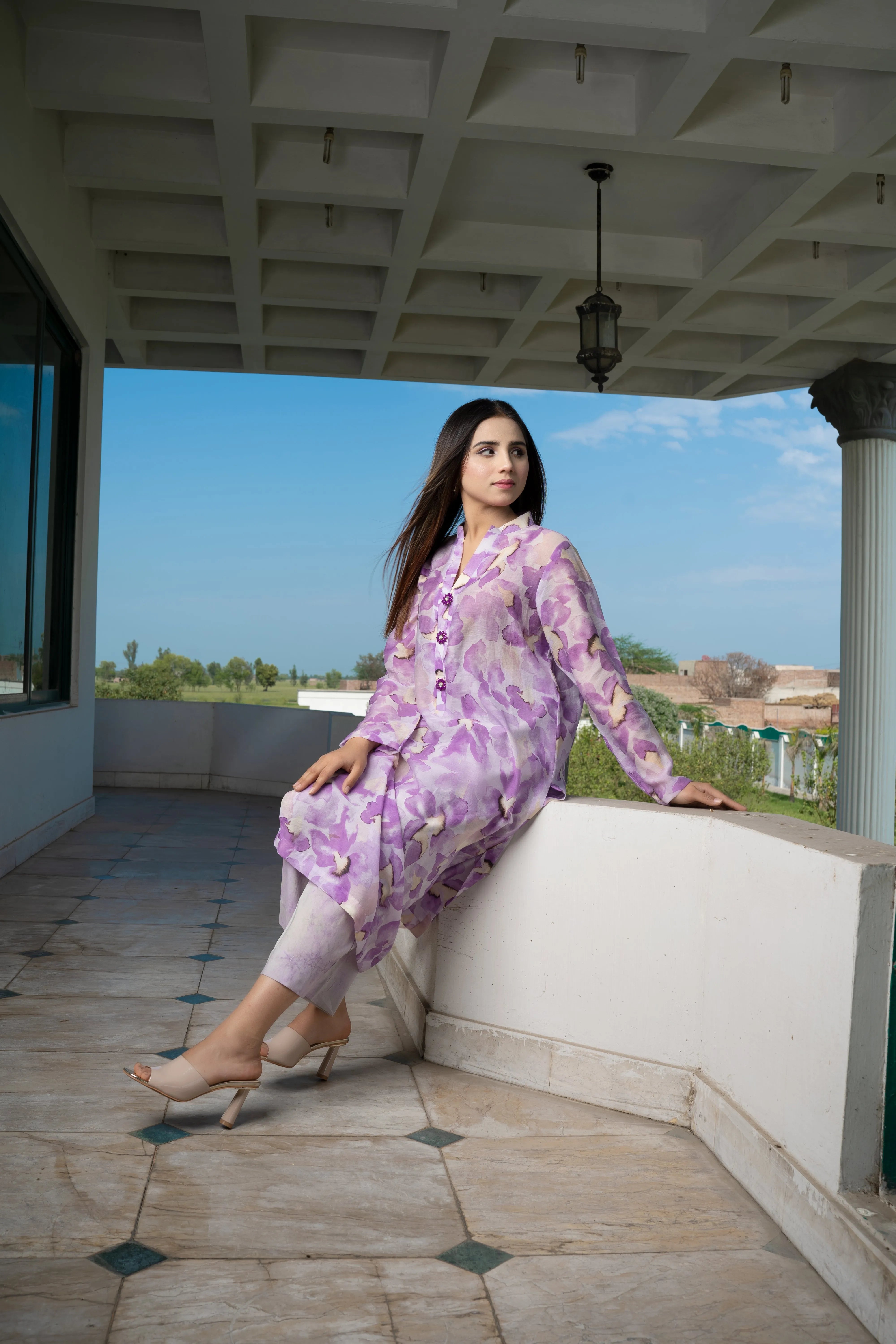 2 -Piece Printed Lawn suit (P11207)