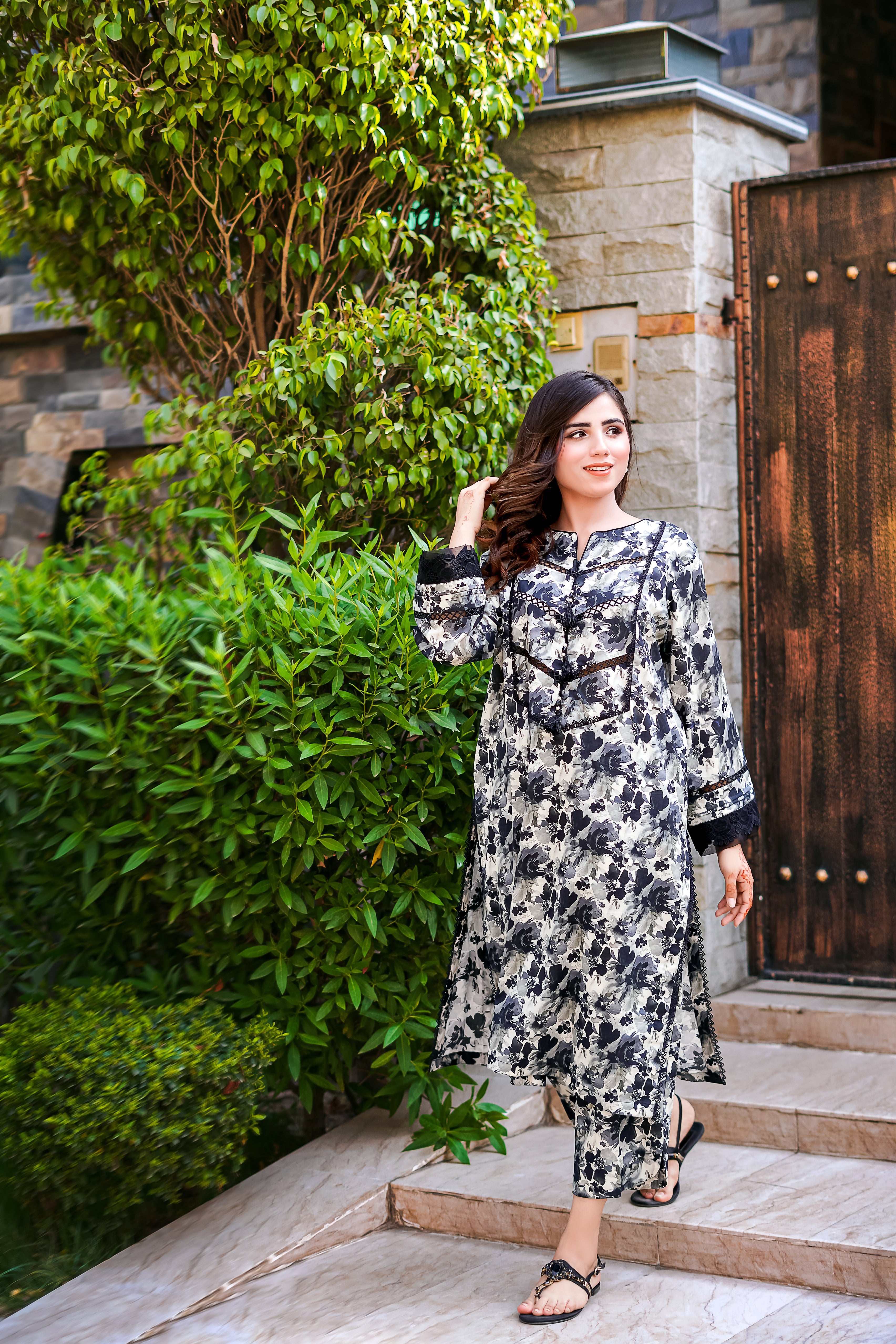 2- Piece Printed Suit (B11219)