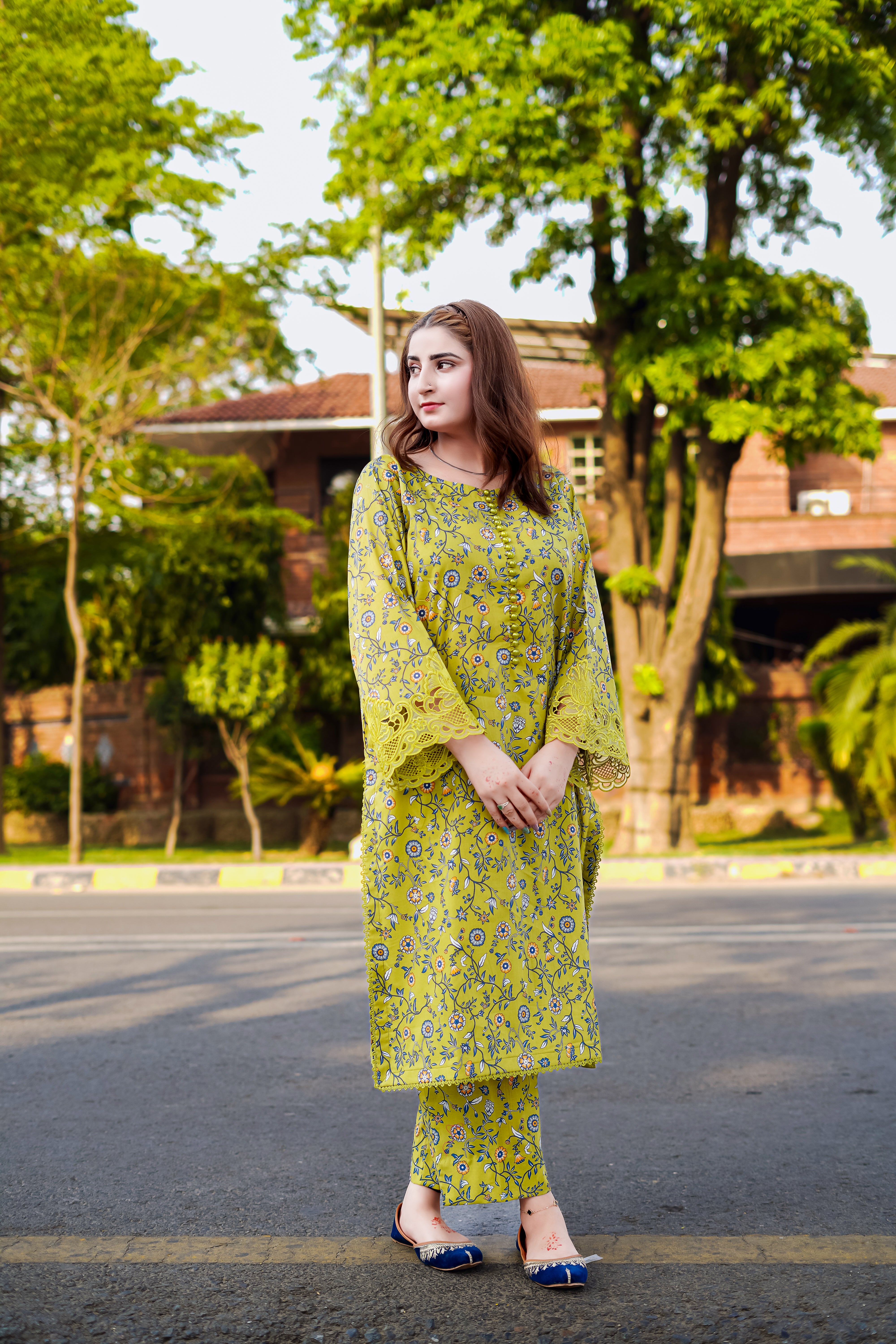 2- Piece Printed Suit (P11220)