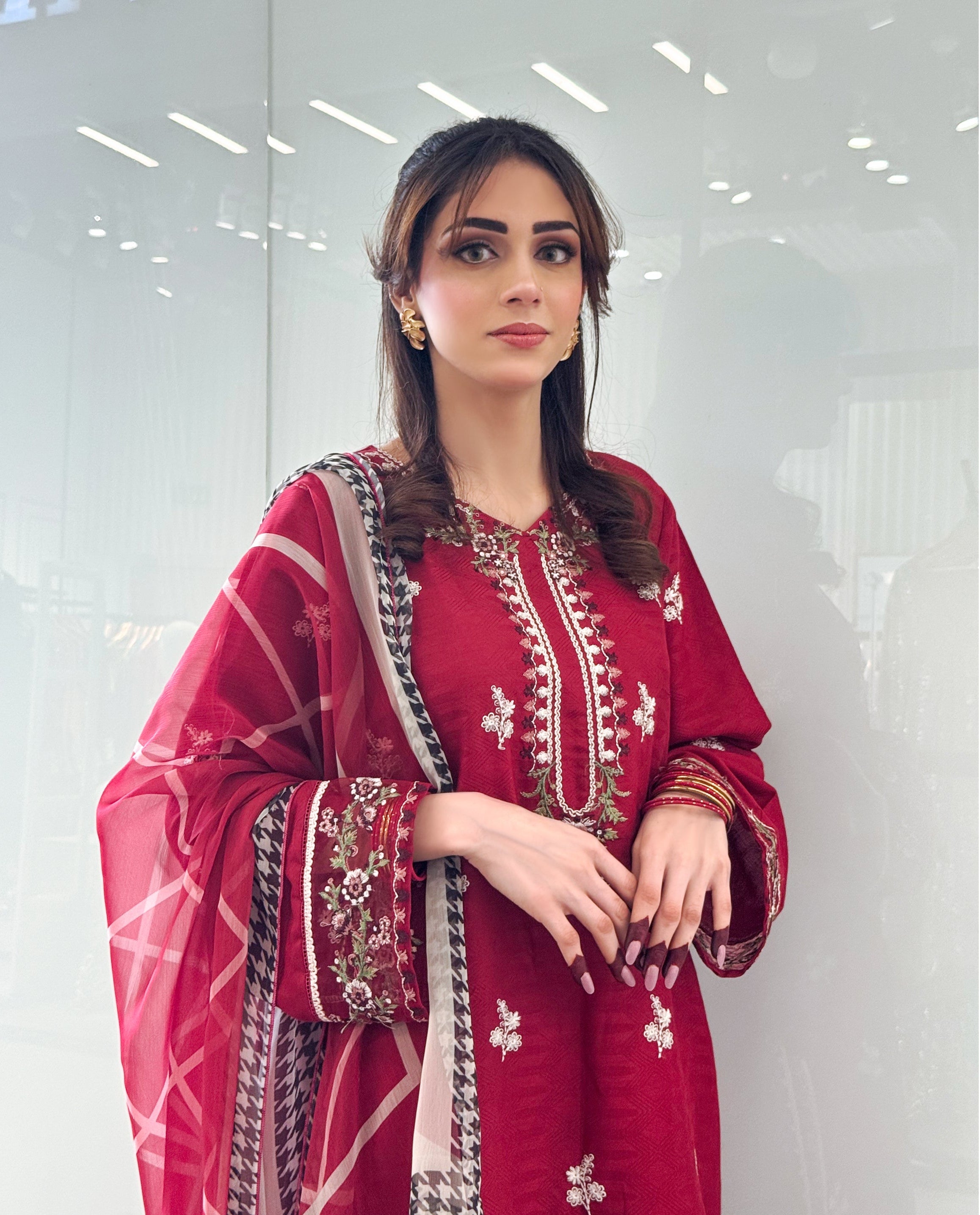 2-piece shirt and dupatta (R11232)