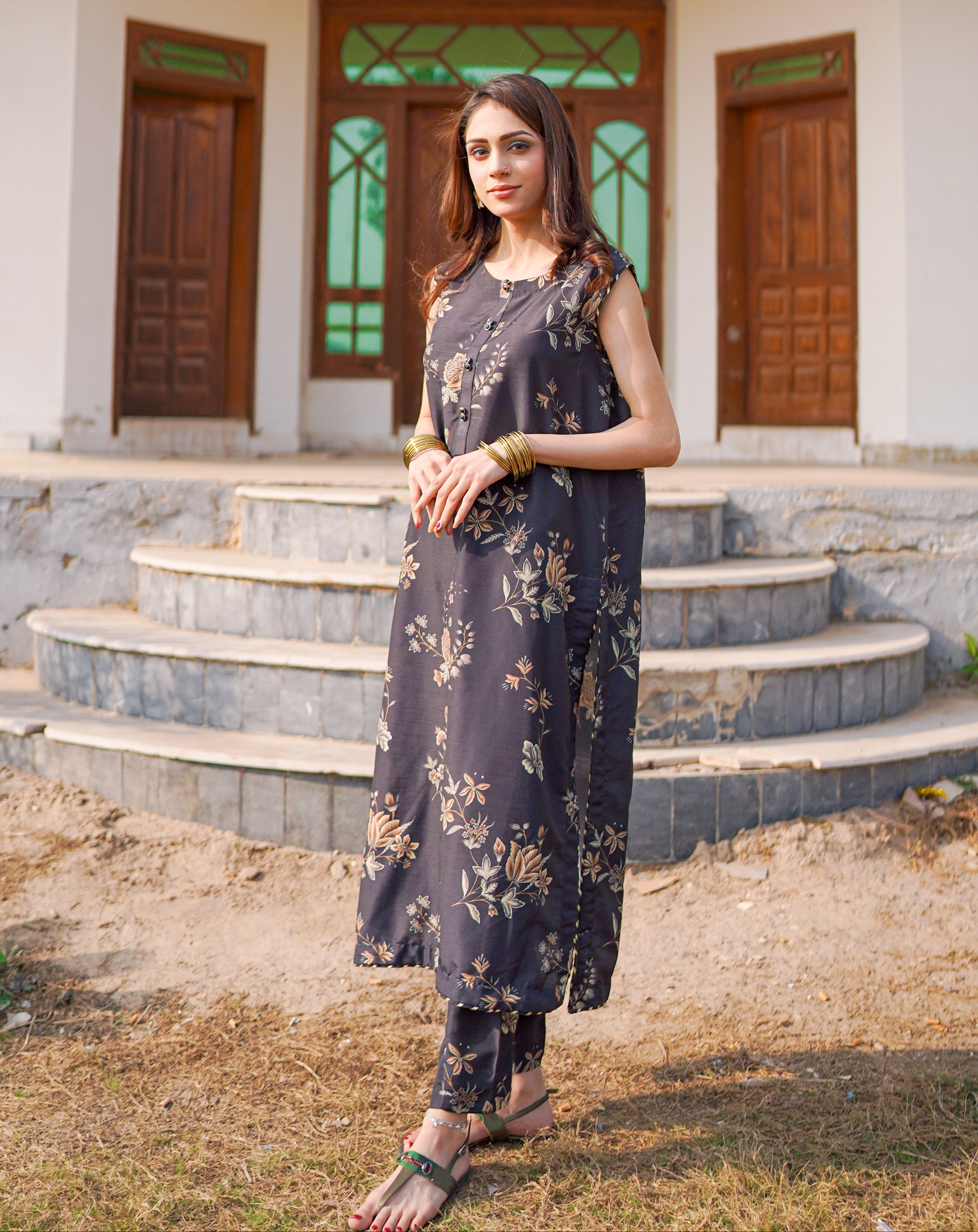 2- Piece Printed Suit (B11222)