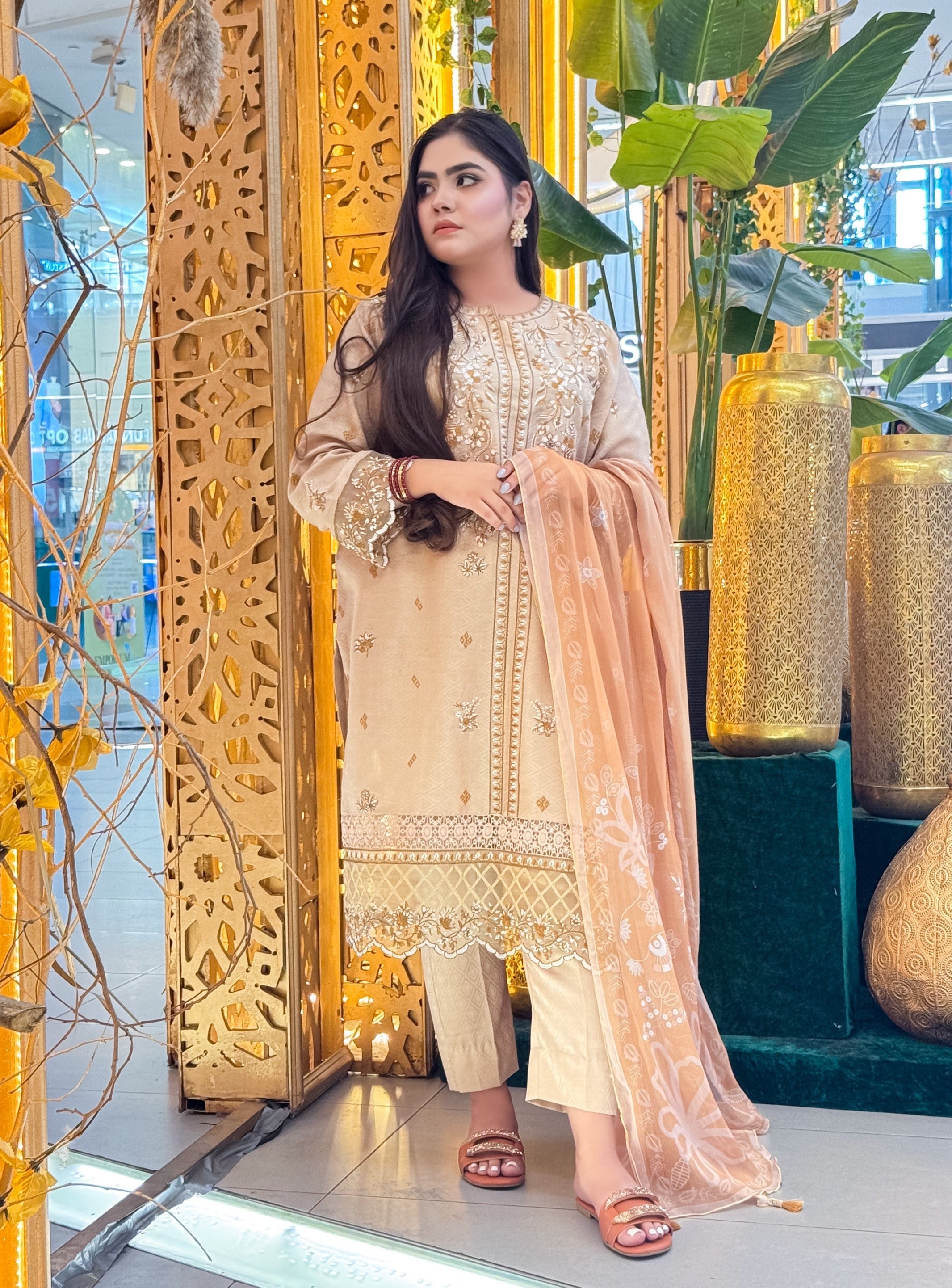 2 piece Premium Lawn Embroidered suit